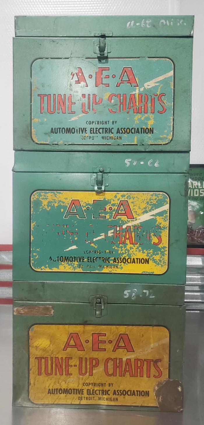 1937-1970's AEA and Sun Tune Up Charts and Wiring Diagrams