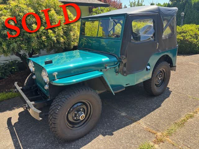 1946 Willys CJ2A Jeep - RESTORED CLASSIC <font color=red>*SOLD*</font color>