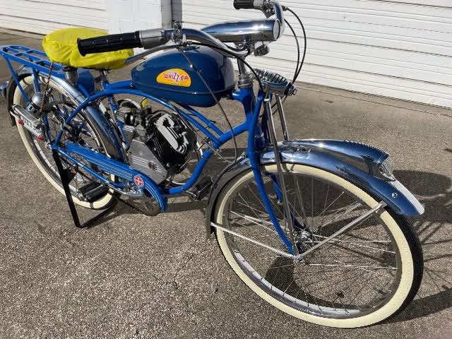 1952 Schwinn 26 -  Adult Cantilever Bike & 1947 Whizzer Engine - H Model - Restored
