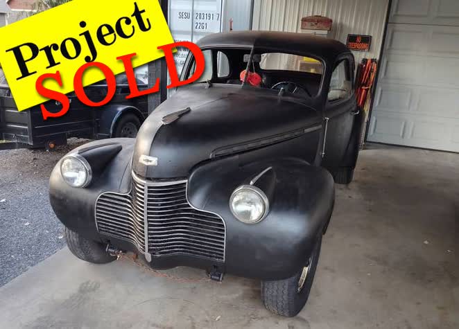 1940 Chevrolet Coupe Project <font color=red>*SOLD*</font color>