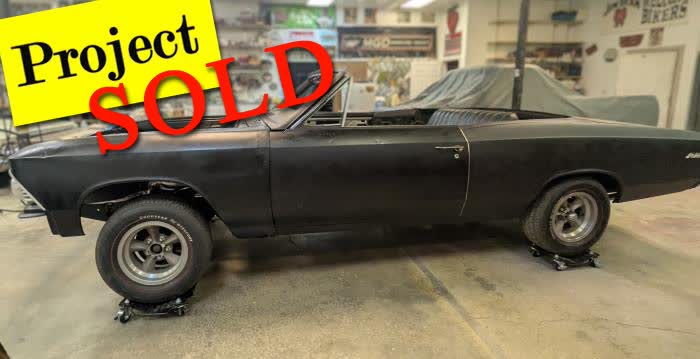 1966 Chevrolet Chevelle Malibu Convertible Project <font color=red>*SOLD*</font color>