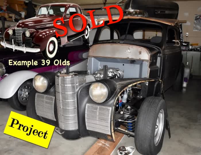 1939 Oldsmobile Coupe Project <font color=red>*SOLD*</font color>