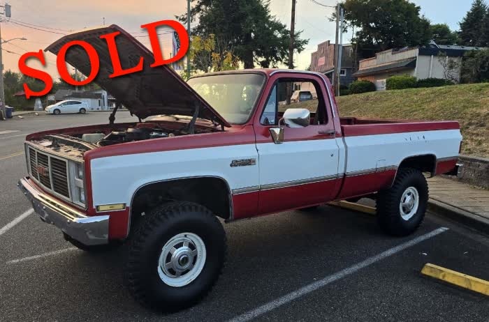 1987 GMC 2500 Sierra Classic <font color=red>*SOLD*</font color>