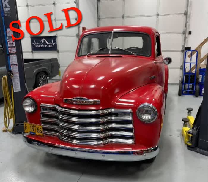 1952 Chevrolet Truck 5 Window <font color=red>*SOLD*</font color>