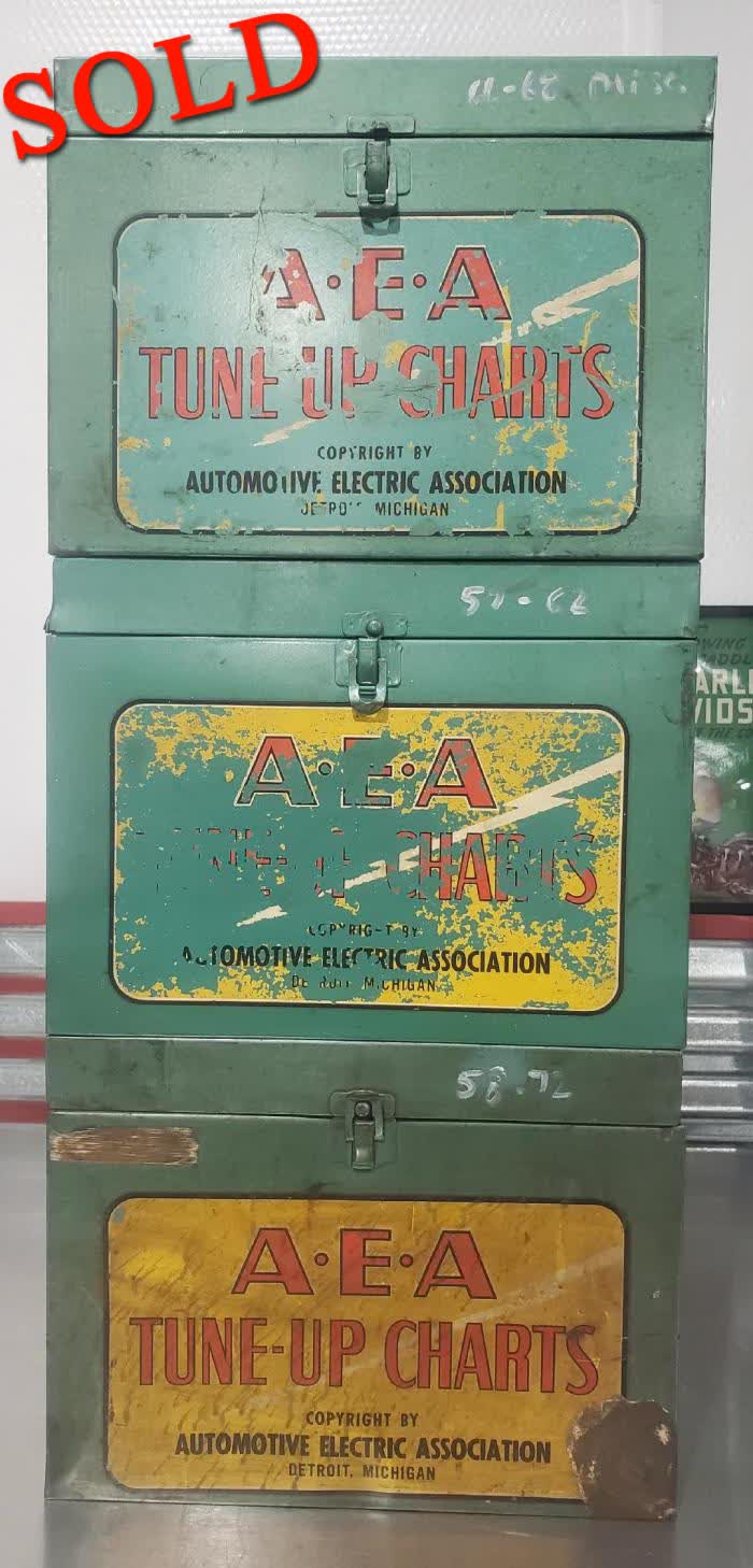 1937-1970's AEA and Sun Tune Up Charts and Wiring Diagrams <font color=red>*SOLD*</font color>
