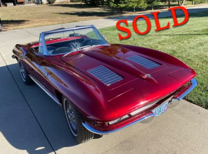 1963 Chevrolet Corvette Stingray Convertible <font color=red>*SOLD*</font color>