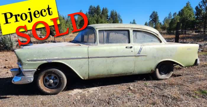 1956 Chevrolet 2 Door Sedan Project <font color=red>*SOLD*</font color>