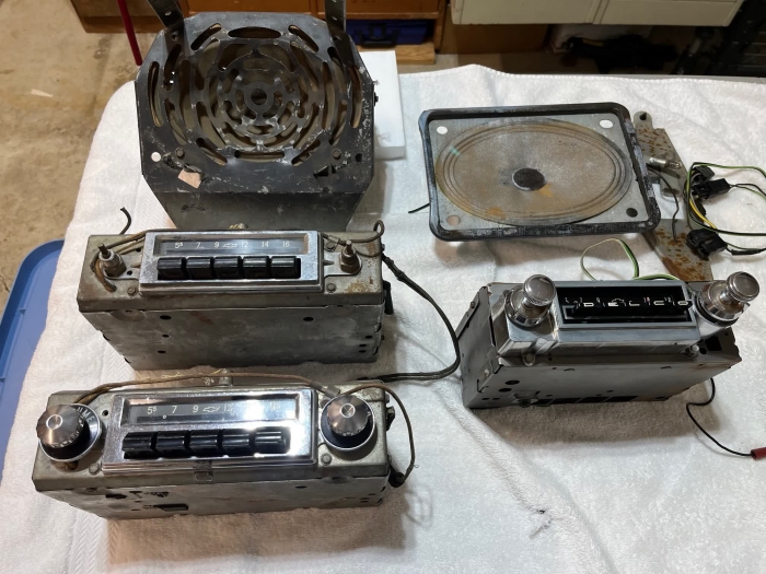 Used Parts - Radios - 1955 Chevy, 1964 Impala, Delco