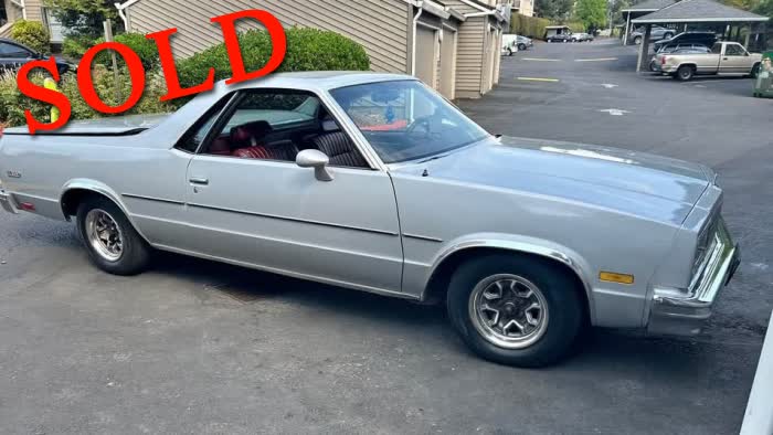 1983 Chevrolet El Camino <font color=red>*SOLD*</font color>