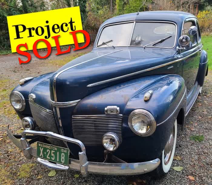1941 Mercury Tudor Sedan Project <font color=red>*SOLD*</font color>