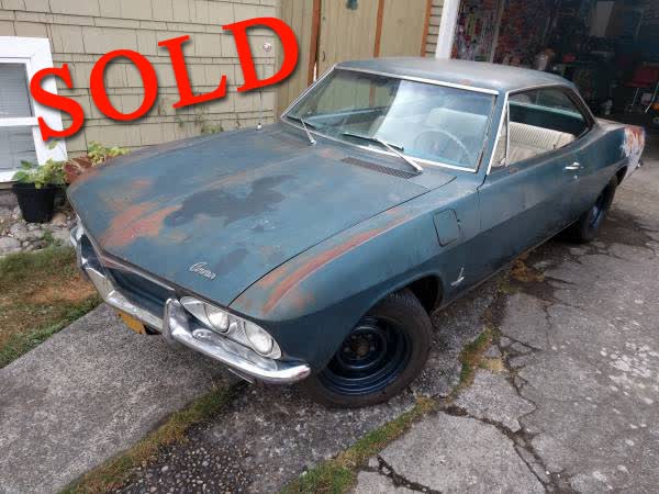 1965 Chevrolet Corvair Monza Rare Color 4 Speed <font color=red>*SOLD*</font color>