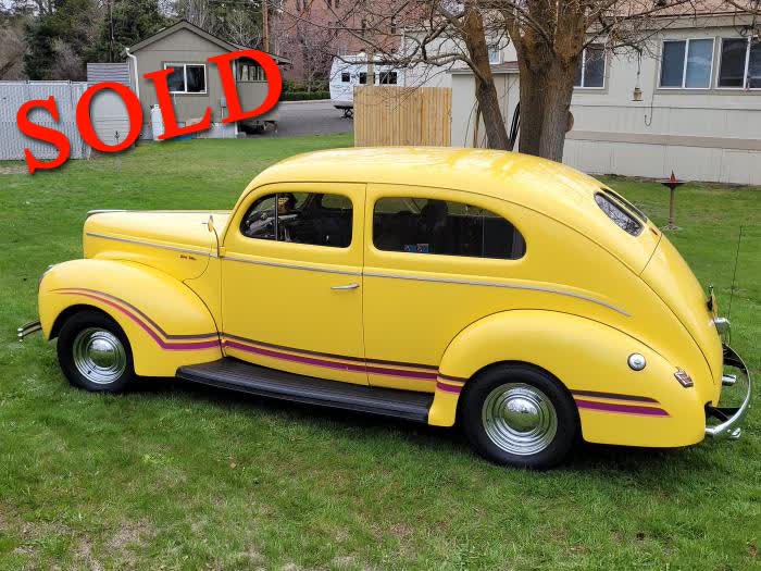 1940 Ford Deluxe Tudor Street Rod <font color=red>*SOLD*</font color>