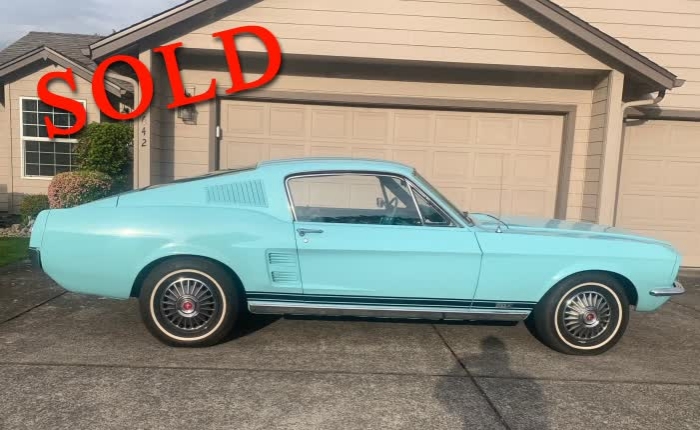 1967 Ford Mustang Fastback GTA <font color=red>*SOLD*</font color>