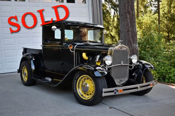 1931 Ford Model A Closed Cab Pickup Street Rod, Restored <font color=red>*SOLD*</font color>
