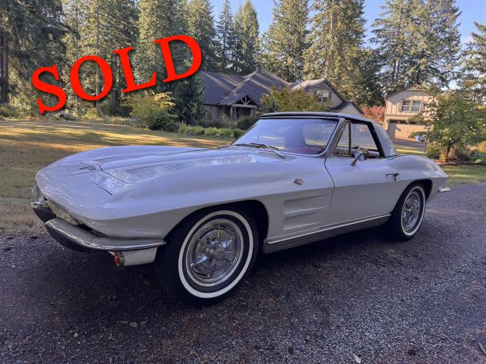 1963 Chevrolet Corvette Convertible, 2 Tops, Numbers Matching <font color=red>*SOLD*</font color>