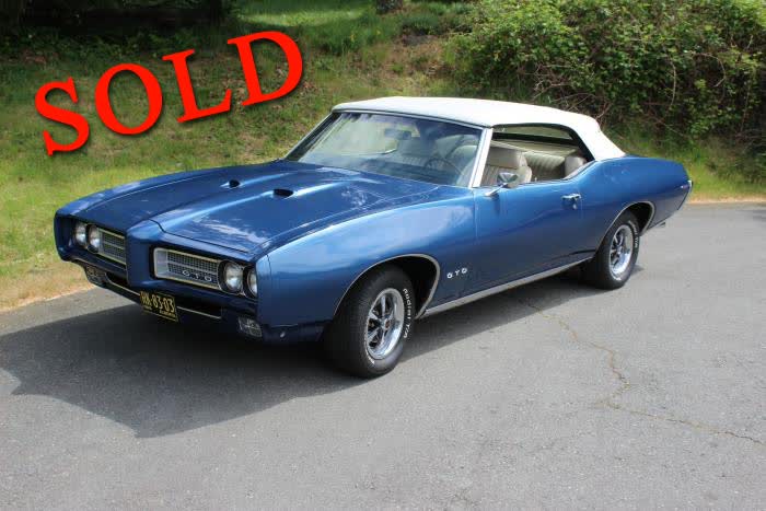 1969 Pontiac GTO Convertible 4 Speed <font color=red>*SOLD*</font color>