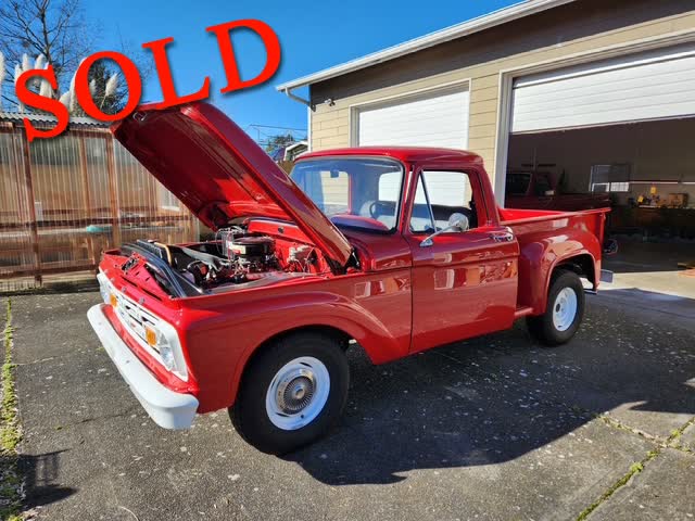 1964 Ford F100 Short Box, Stepside <font color=red>*SOLD*</font color>