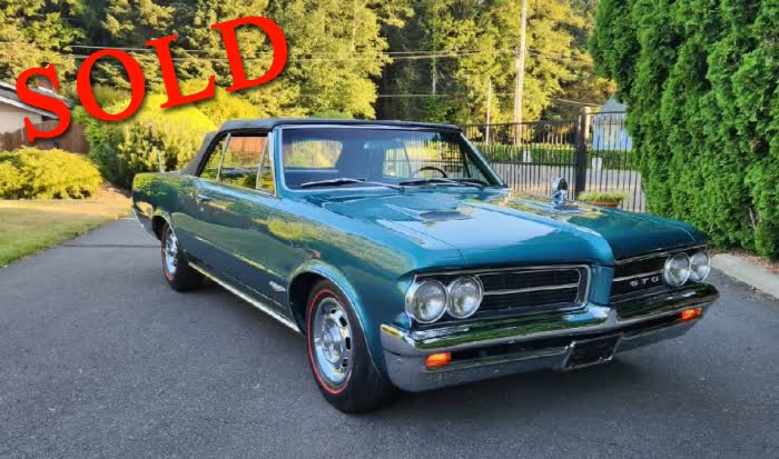 1964 Pontiac GTO Convertible <font color=red>*SOLD*</font color>