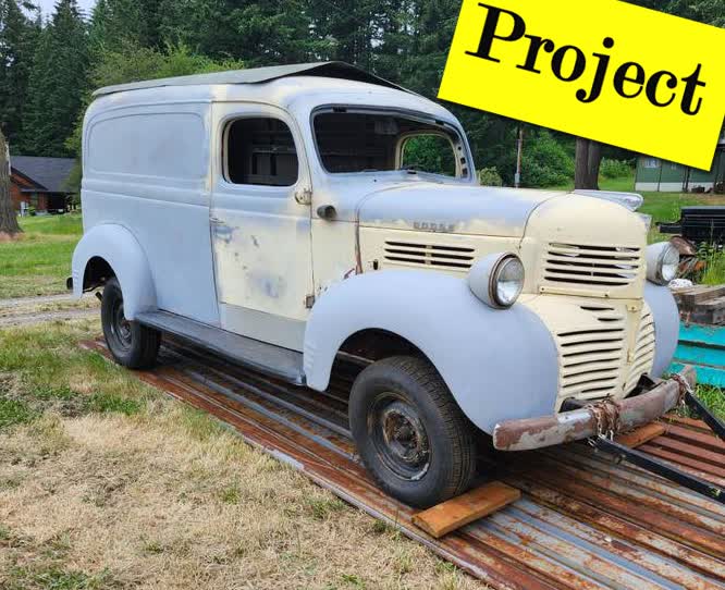 1947 Dodge 1/2 Ton Panel Delivery Project