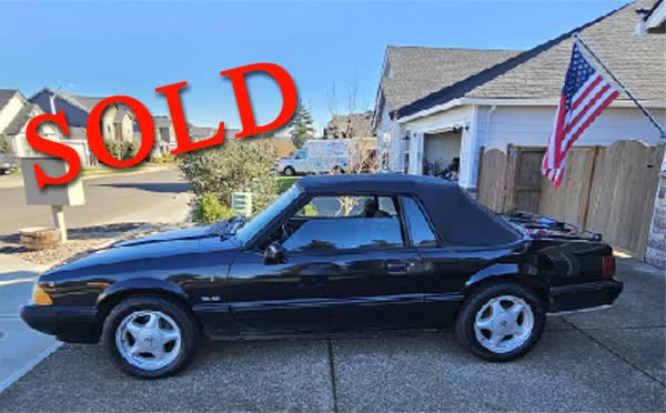 1991 Ford Mustang <font color=red>*SOLD*</font color>