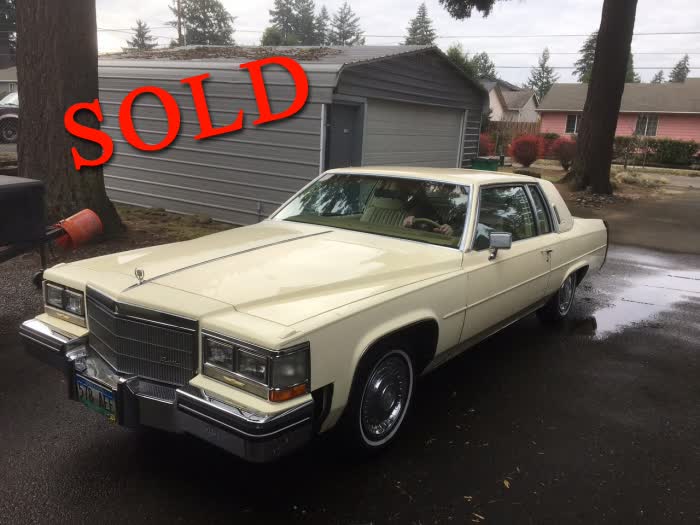1984 Cadillac Coupe DeVille <font color=red>*SOLD*</font color>