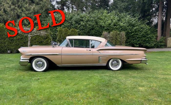 1958 Chevrolet Impala Sports Coupe <font color=red>*SOLD*</font color>